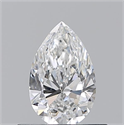 Diamante Natural 0.50 quilates, De pera , Color E, claridad VS2 y certificado GIA