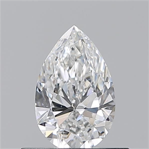 Picture of Natural Diamond 0.50 Carats, Pear with  Cut, E Color, VS2 Clarity and Certified by GIA