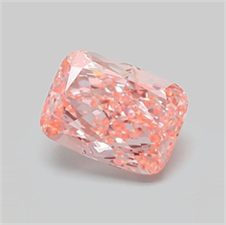 Picture of Lab Grown Diamond 2.23 Carats, CUSHION MODIFIED with  Cut, Fancy Vivid Pink Color, VS1 Clarity and Certified by IGI