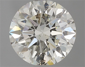 Picture of Natural Diamond 1.04 Carats, Round with Excellent Cut, I Color, SI2 Clarity and Certified by HRD
