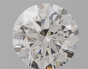 Picture of Natural Diamond 0.71 Carats, Round with Very Good Cut, E Color, SI1 Clarity and Certified by GIA