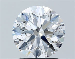 Foto Diamante Natural 1.70 quilates, Redondo , Color D, claridad SI1 y certificado GIA de