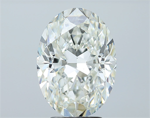 Picture of Natural Diamond 4.03 Carats, Oval with  Cut, I Color, SI1 Clarity and Certified by GIA