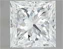 Natural Diamond 0.70 Carats, Princess with  Cut, D Color, VS1 Clarity and Certified by GIA