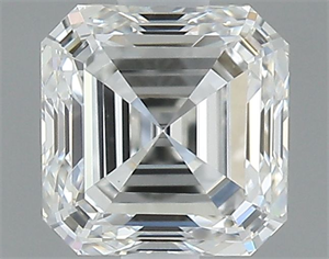 Picture of Natural Diamond 0.50 Carats, Asscher with  Cut, G Color, VS2 Clarity and Certified by GIA