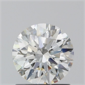 Diamante Natural 1.08 quilates, Redondo , Color H, claridad SI1 y certificado GIA