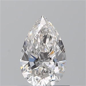 Picture of Natural Diamond 0.74 Carats, Pear with  Cut, G Color, IF Clarity and Certified by GIA