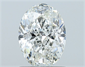 Natural Diamond 1.00 Carats, Oval with  Cut, H Color, VS1 Clarity and Certified by GIA
