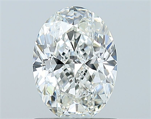 Picture of Natural Diamond 1.00 Carats, Oval with  Cut, H Color, VS1 Clarity and Certified by GIA