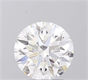 Del inventario de diamantes de laboratorio, 2.08 quilates, Redondo , Color E, claridad VVS1 y certificado IGI