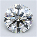 Diamante Natural 1.81 quilates, Redondo , Color I, claridad VS1 y certificado GIA