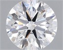 Lab Grown Diamond 1.03 Carats, Round with Ideal Cut, D Color, VS1 Clarity and Certified by IGI