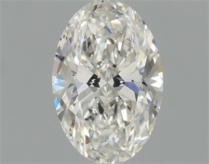 Picture of Natural Diamond 0.61 Carats, Oval with  Cut, I Color, SI1 Clarity and Certified by GIA