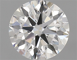 Picture of Natural Diamond 0.41 Carats, Round with Excellent Cut, E Color, VVS1 Clarity and Certified by GIA