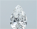 Diamante Natural 0.50 quilates, De pera , Color E, claridad VVS2 y certificado GIA