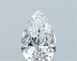 Foto Diamante Natural 0.50 quilates, De pera , Color E, claridad VVS2 y certificado GIA de