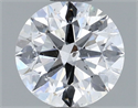 Natural Diamond 1.00 Carats, Round with Excellent Cut, F Color, SI2 Clarity and Certified by GIA