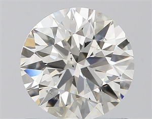 Picture of Natural Diamond 1.00 Carats, Round with Excellent Cut, I Color, SI1 Clarity and Certified by IGI