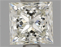 Natural Diamond 1.02 Carats, Princess with  Cut, J Color, VS1 Clarity and Certified by IGI