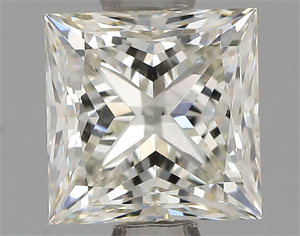 Picture of Natural Diamond 1.02 Carats, Princess with  Cut, J Color, VS1 Clarity and Certified by IGI