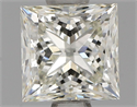 Natural Diamond 1.02 Carats, Princess with  Cut, J Color, VS1 Clarity and Certified by IGI