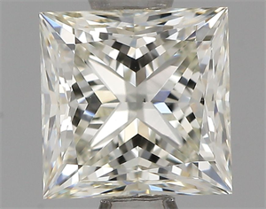 Picture of Natural Diamond 1.02 Carats, Princess with  Cut, J Color, VS1 Clarity and Certified by IGI
