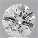 Lab Grown Diamond 3.05 Carats, Round with Ideal Cut, E Color, VVS2 Clarity and Certified by IGI