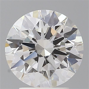 Picture of Lab Grown Diamond 3.05 Carats, Round with Ideal Cut, E Color, VVS2 Clarity and Certified by IGI