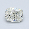 Natural Diamond 1.01 Carats, Cushion with  Cut, J Color, SI1 Clarity and Certified by GIA