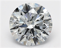 Del inventario de diamantes de laboratorio, 5.18 quilates, Redondo , Color H, claridad I1 y certificado IGI