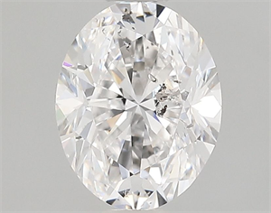Picture of Natural Diamond 1.01 Carats, Oval with  Cut, D Color, SI2 Clarity and Certified by GIA