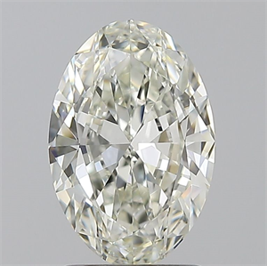 Picture of Natural Diamond 1.50 Carats, Oval with  Cut, I Color, VVS1 Clarity and Certified by IGI