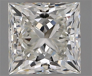 Picture of Natural Diamond 1.01 Carats, Princess with  Cut, I Color, VS2 Clarity and Certified by GIA