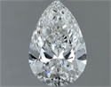 Diamante Natural 0.50 quilates, De pera , Color H, claridad SI2 y certificado GIA