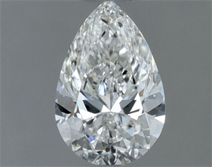 Foto Diamante Natural 0.50 quilates, De pera , Color H, claridad SI2 y certificado GIA de