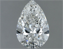Diamante Natural 0.50 quilates, De pera , Color H, claridad SI2 y certificado GIA