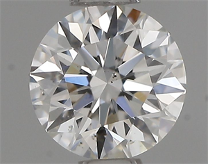 Foto Diamante Natural 0.43 quilates, Redondo , Color F, claridad VS2 y certificado IGI de