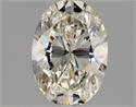 Natural Diamond 1.00 Carats, Oval with  Cut, J Color, VS2 Clarity and Certified by GIA