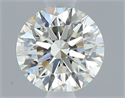 Diamante Natural 0.51 quilates, Redondo , Color L, claridad VVS2 y certificado GIA
