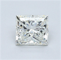 Diamante Natural 0.91 quilates, Princesa , Color K, claridad VVS1 y certificado GIA