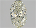 Natural Diamond 1.20 Carats, Oval with  Cut, L Color, SI2 Clarity and Certified by HRD
