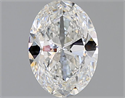 Natural Diamond 1.50 Carats, Oval with  Cut, F Color, VS1 Clarity and Certified by GIA