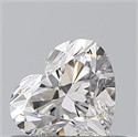 Natural Diamond 0.41 Carats, Heart with  Cut, F Color, VVS2 Clarity and Certified by GIA