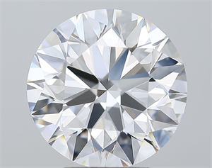 Picture of Natural Diamond 4.02 Carats, Round with Excellent Cut, D Color, IF Clarity and Certified by GIA