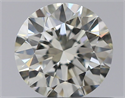 Natural Diamond 0.50 Carats, Round with Excellent Cut, L Color, VVS1 Clarity and Certified by GIA