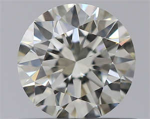 Picture of Natural Diamond 0.50 Carats, Round with Excellent Cut, L Color, VVS1 Clarity and Certified by GIA