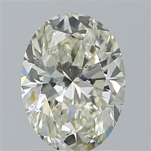 Foto Diamante Natural 1.01 quilates, Ovalado , Color K, claridad SI1 y certificado GIA de