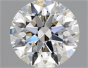 Natural Diamond 0.90 Carats, Round with Excellent Cut, H Color, VS1 Clarity and Certified by GIA