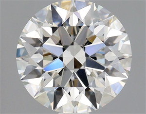 Picture of Natural Diamond 0.90 Carats, Round with Excellent Cut, H Color, VS1 Clarity and Certified by GIA