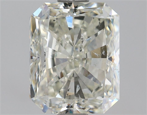 Foto Diamante Natural 1.50 quilates, Radiante , Color K, claridad SI2 y certificado GIA de